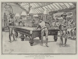 Coronation Contingents Off Duty